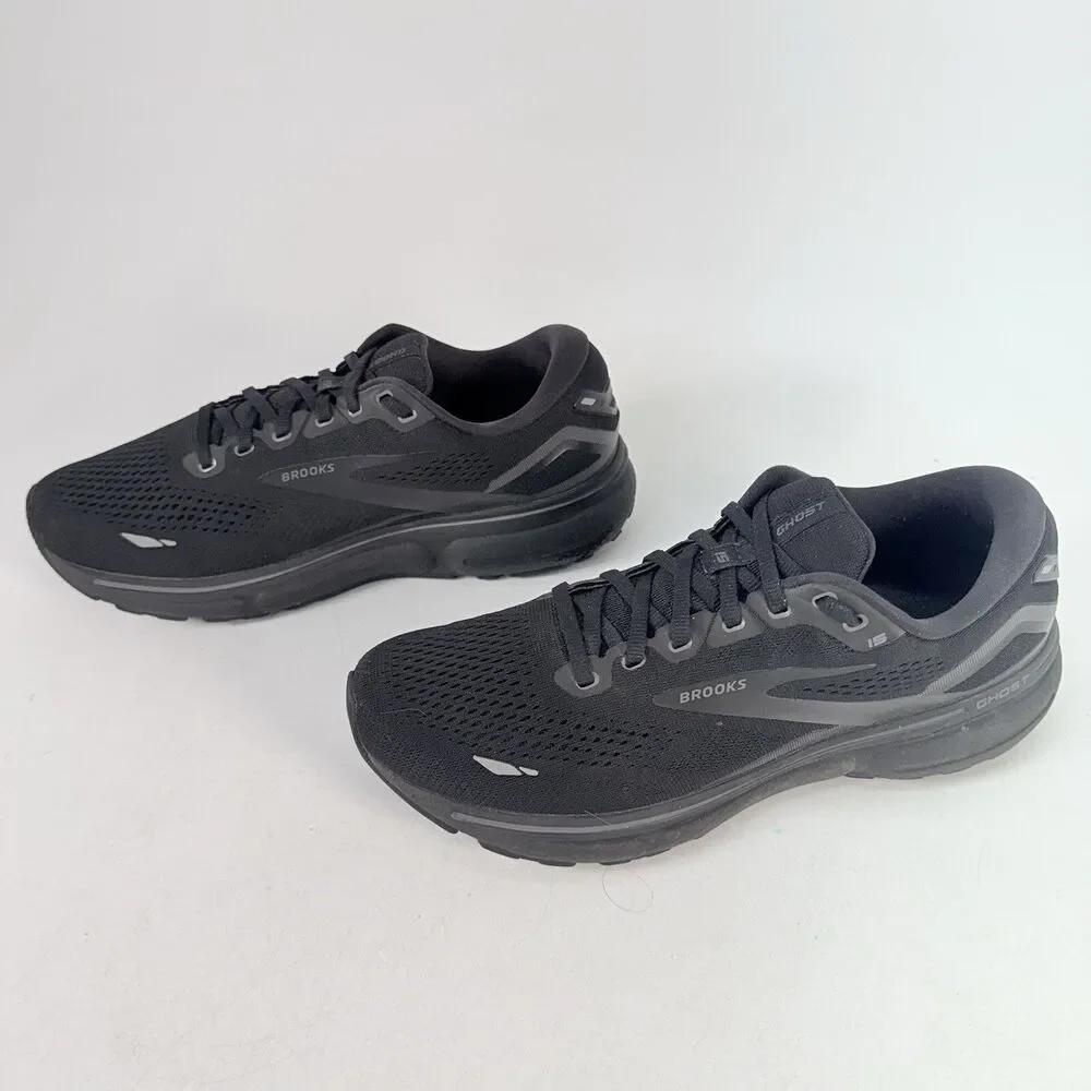Brooks Ghost 15 Womens 11 Shoes Black Ebony Neutral Running Trainer